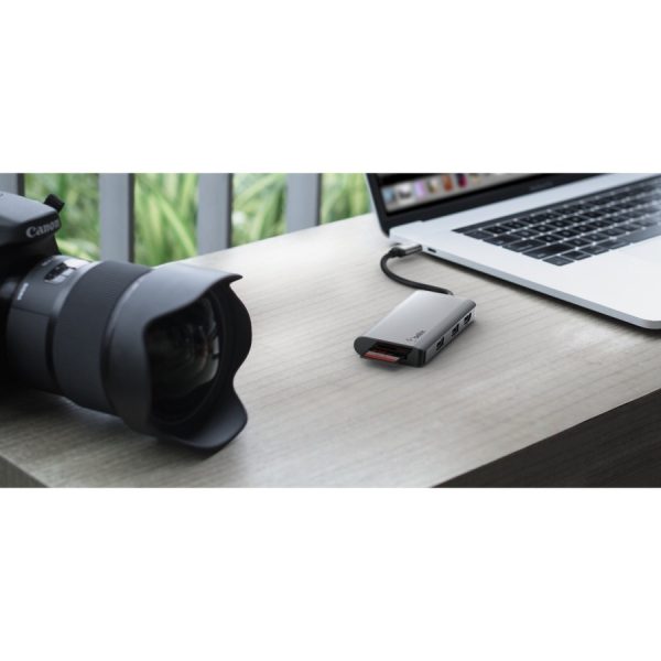 Belkin USB-C 5-in-1 Multiport Adapter, Laptop Docking Station, 2x USB-A 3.1, 4k HDMI @ 30Hz, Up to 5Gps data transfer - Image 7