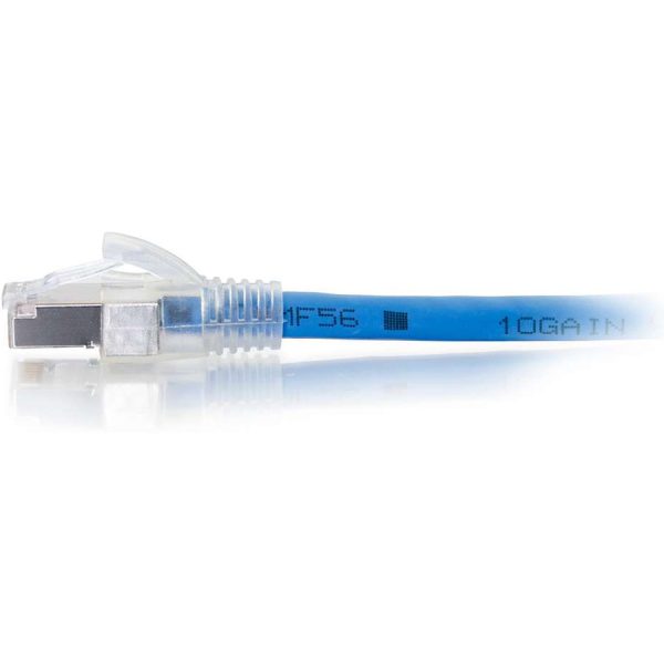 C2G 100ft HDBaseT Cat6a Discontinuous Shielded Ethernet Cable - Cat6a Network Patch Cable - PoE - TAA Compliant - Blue - Image 2