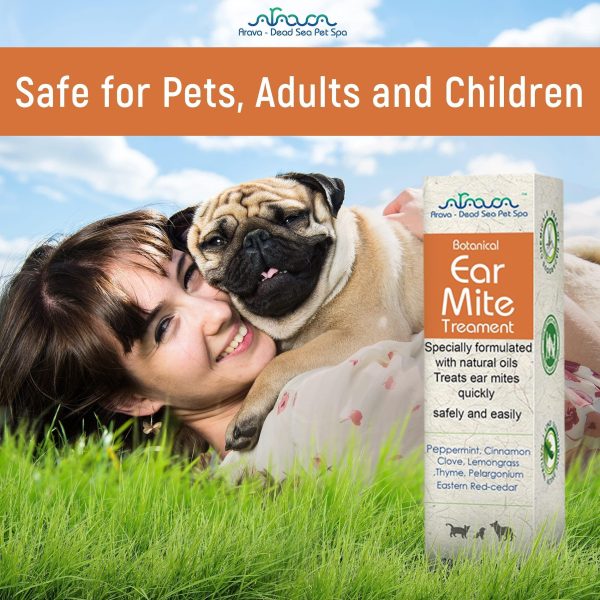 Arava Natural Ear Mite Treatment   for Dogs & Cats   Pet Ear Mites Infection Cleaner   Treat Inaccessible Areas & Prevent Infections   NOT for Cats Under 13 LBS & Puppies Under 9 Months - Image 8