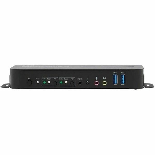 Eaton Tripp Lite Series 2-Port DisplayPort/USB KVM Switch - 4K 60 Hz, HDR, HDCP 2.2, IR, DP 1.4, USB Sharing, USB 3.0 Cables - Image 8