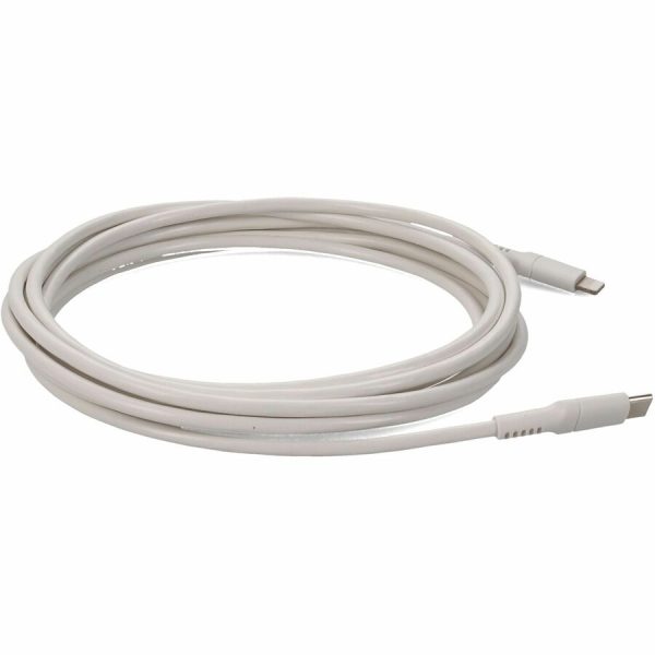 6ft (2m) USB-C 3.1 Male to Lightning Male Sync and Charge White Cable - Image 6