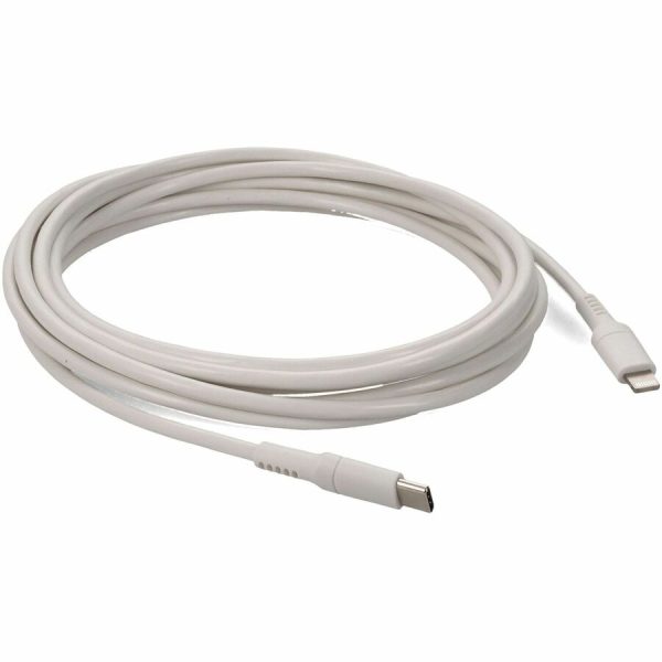 6ft (2m) USB-C 3.1 Male to Lightning Male Sync and Charge White Cable - Image 7