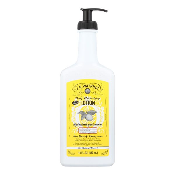 J.R. Watkins Lemon Cream Daily Moisturizing Lotion - 1 Each - 18 FZ - Image 2
