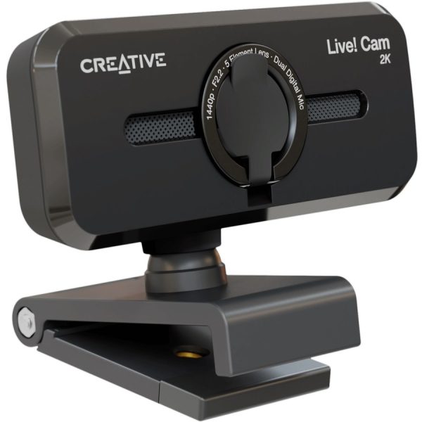 Creative Live! Cam Sync V3 2K QHD USB Webcam with 4X Digital Zoom (4 Zoom Modes from Wide Angle to Narrow Portrait View), Privacy Lens, 2 Mics, for PC and Mac - Image 8