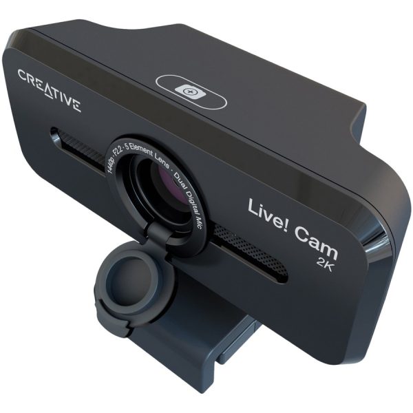 Creative Live! Cam Sync V3 2K QHD USB Webcam with 4X Digital Zoom (4 Zoom Modes from Wide Angle to Narrow Portrait View), Privacy Lens, 2 Mics, for PC and Mac - Image 12