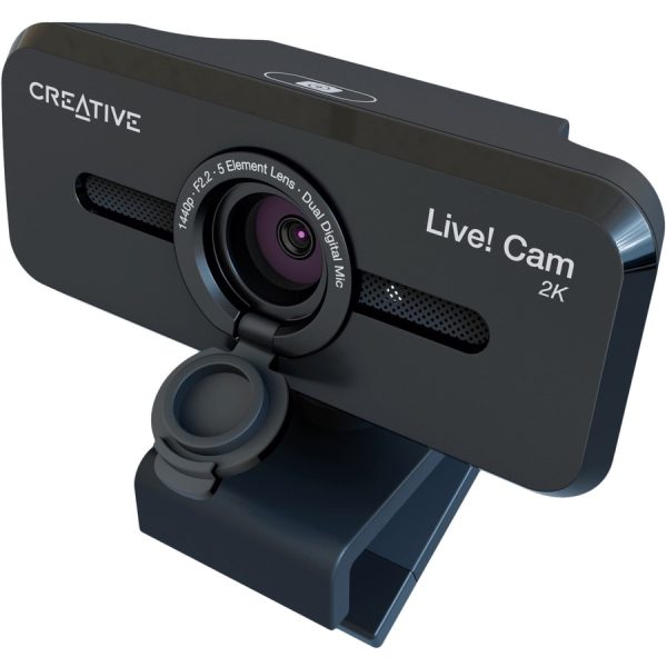 Creative Live! Cam Sync V3 2K QHD USB Webcam with 4X Digital Zoom (4 Zoom Modes from Wide Angle to Narrow Portrait View), Privacy Lens, 2 Mics, for PC and Mac - Image 13