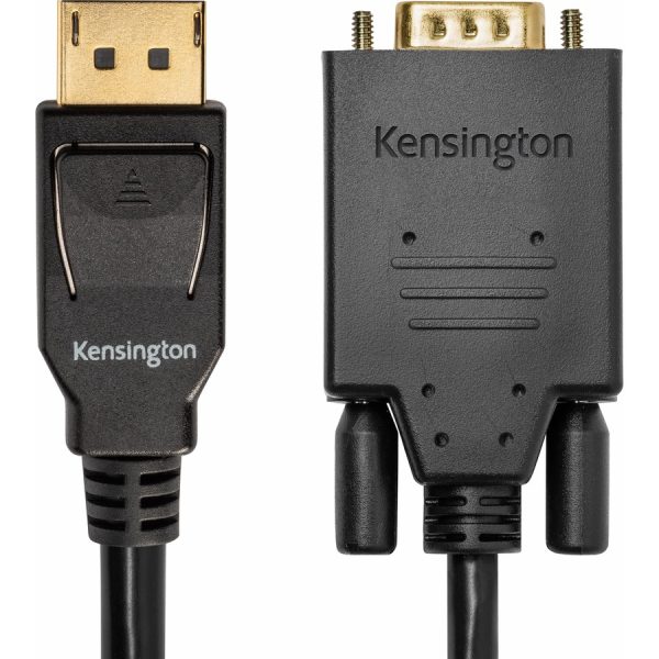 Kensington DisplayPort 1.2 (M) to VGA (M) Passive Unidirectional Cable, 6ft - Image 3