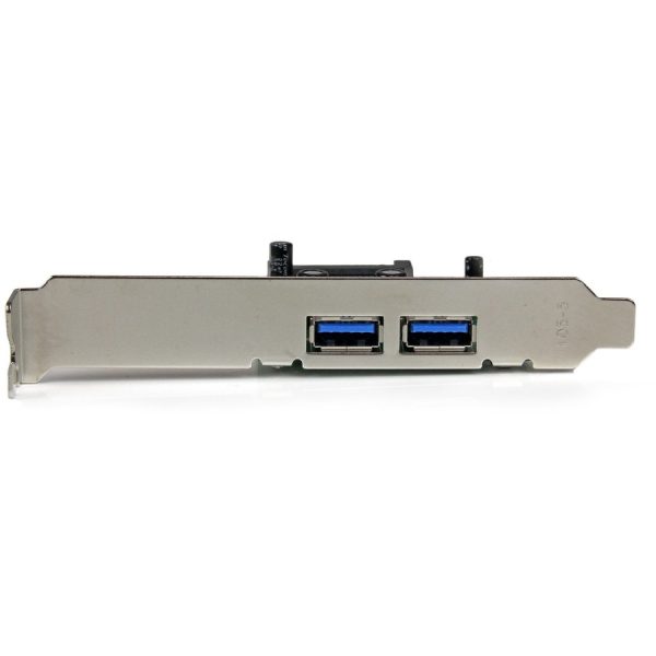 StarTech.com 2 Port PCI Express (PCIe) SuperSpeed USB 3.0 Card Adapter with UASP - SATA Power - 5Gbps - Image 3