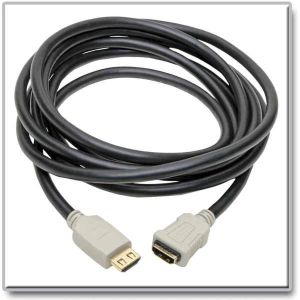 Eaton Tripp Lite Series High-Speed HDMI Extension Cable (M/F) - 4K 60 Hz, HDR, 4:4:4, Gripping Connector, 10 ft. - Image 2
