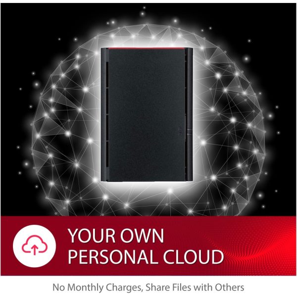BUFFALO LinkStation SoHo 220 Home-Office NAS Storage 4TB Personal Cloud Hard Drives Included - Image 6