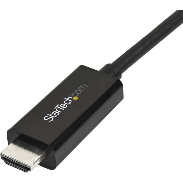 StarTech.com 10ft (3m) Mini DisplayPort to HDMI Cable, 4K 30Hz Video, Mini DP to HDMI Adapter/Converter Cable, mDP to HDMI Monitor/Display - Image 6