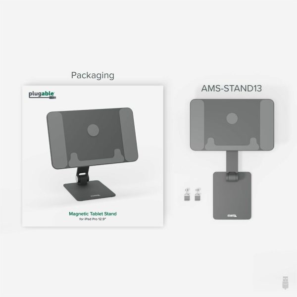 Plugable Magnetic Tablet Holder for MagSafe iPad Pro 12.9 Stand Portable - Image 4