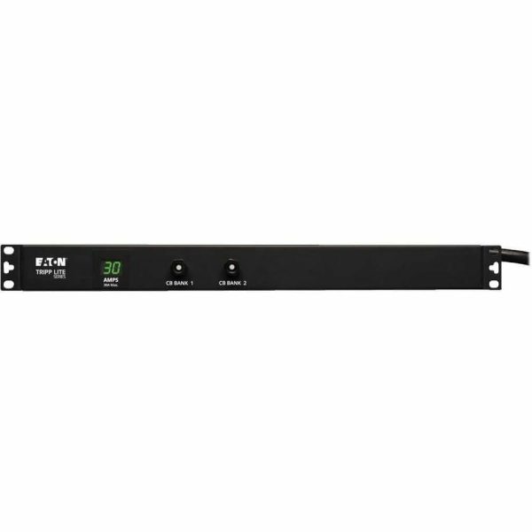 Eaton Tripp Lite Series 2.9kW Single-Phase Local Metered PDU, 120V Outlets (12 5-15/20R), L5-30P, 15 ft. (4.57 m) Cord, 1U Rack-Mount - Image 3