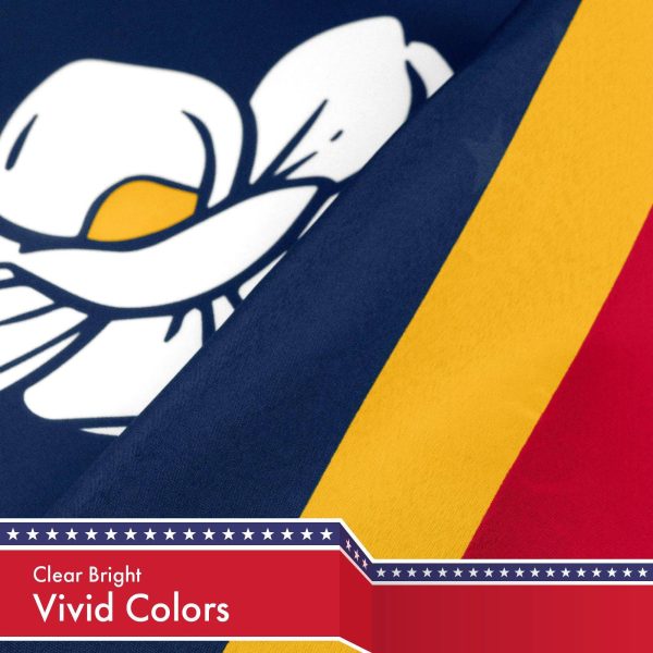 Mississippi 2020 Version Flag 3x5 Ft 10-Pack 150D Printed Polyester By G128 - Image 3