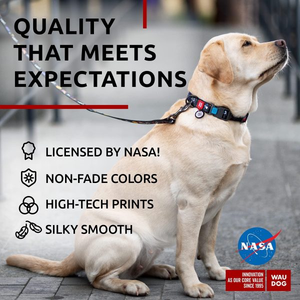 Nylon Dog Collar   Adjustable Dog Collar for Large Dogs Small & Medium Dogs   Breakaway Puppy Collars for Large Breed Dogs   Boy & Girl Dog Collars with Durable Plastic Buckle and QR Dog Tag - Image 4