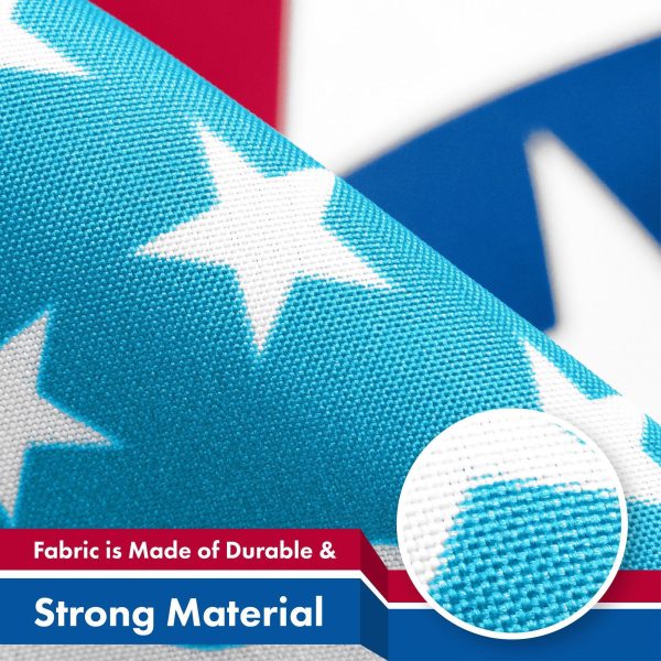 G128 3 Pack: Missouri MO State Flag | 3x5 Ft | LiteWeave Pro Series Printed 150D Polyester | Indoor/Outdoor, Vibrant Colors, Brass Grommets, Thicker and More Durable Than 100D 75D Polyester - Image 4