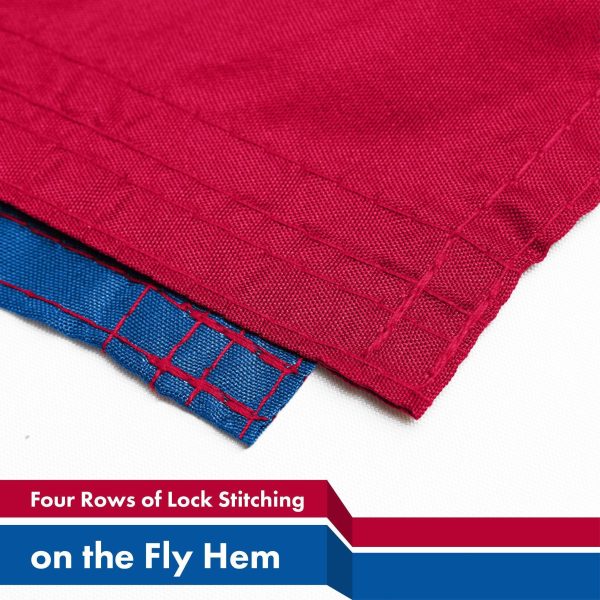G128 3 Pack: Missouri MO State Flag | 3x5 Ft | LiteWeave Pro Series Printed 150D Polyester | Indoor/Outdoor, Vibrant Colors, Brass Grommets, Thicker and More Durable Than 100D 75D Polyester - Image 5