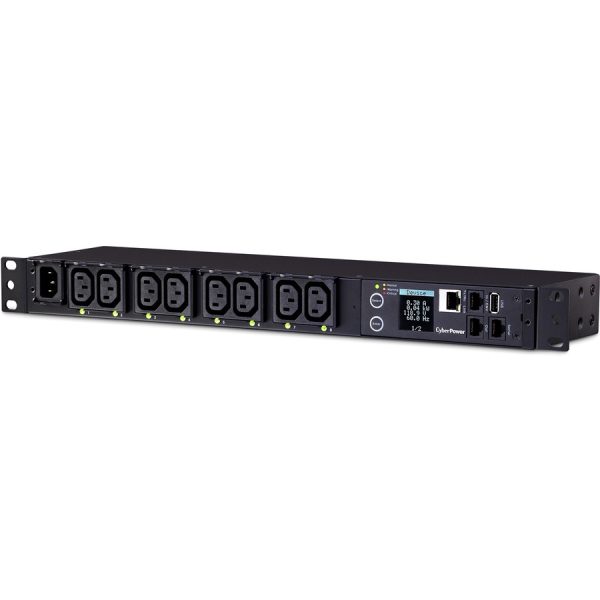 CyberPower PDU81004 100 - 120 VAC 15A Switched Metered-by-Outlet PDU - Image 2