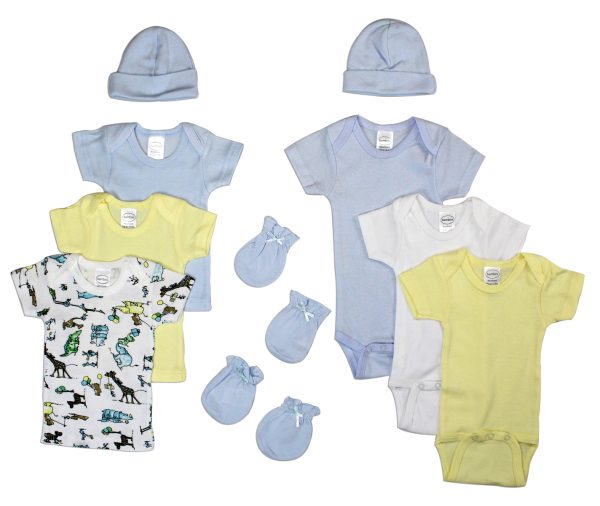 Newborn Baby Boys 10 Pc  Baby Shower Gift Set Ls_0044