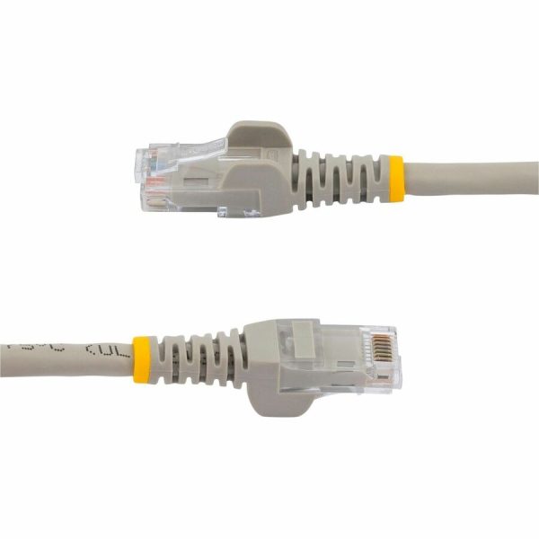 StarTech.com 15 ft. CAT6 Ethernet Cable - 10 Pack - ETL Verified - Gray CAT6 Patch Cord - Snagless RJ45 Connectors - 24 AWG - UTP - Image 4