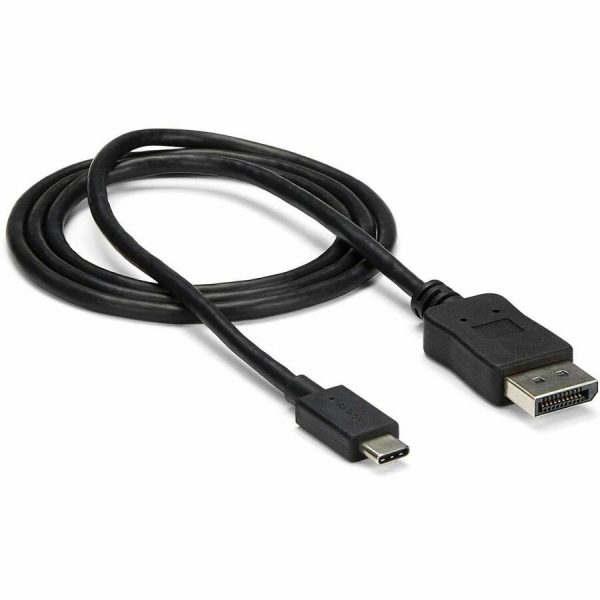 StarTech.com 3ft/1m USB C to DisplayPort 1.2 Cable 4K 60Hz - USB Type-C to DP Video Adapter Monitor Cable HBR2 - TB3 Compatible - Black - Image 8