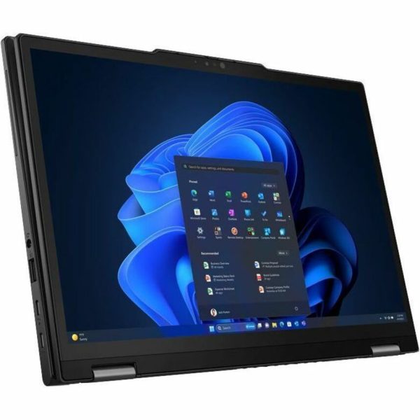 Lenovo ThinkPad X13 Gen 5 21LW002AUS 13.3" Touchscreen Convertible 2 in 1 Notebook - WUXGA - Intel Core Ultra 5 125U - 16 GB - 512 GB SSD - English Keyboard - Black - Image 8