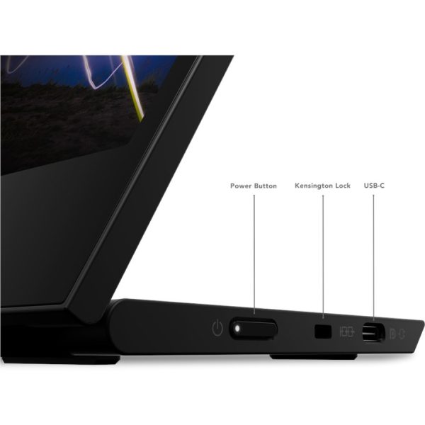 Lenovo ThinkVision M15 16" Class Full HD LED Monitor - 16:9 - Raven Black - Image 3
