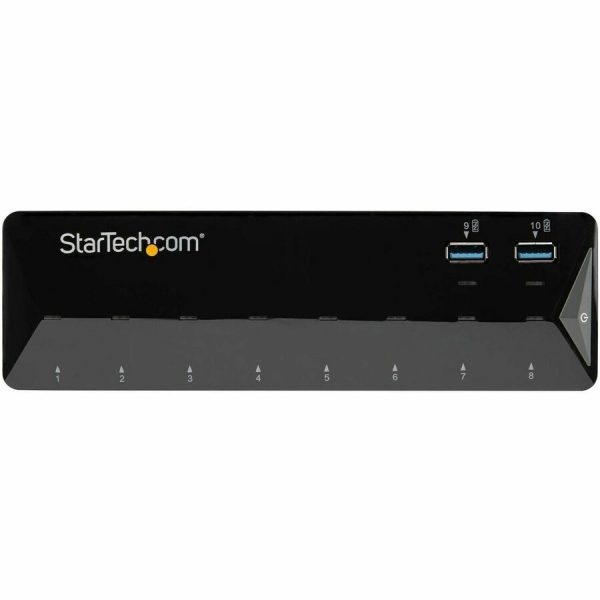 StarTech.com 10-Port USB 3.0 Hub with Charge and Sync Ports - 2 x 1.5A Ports - Desktop USB Hub and Fast-Charging Station - Image 4