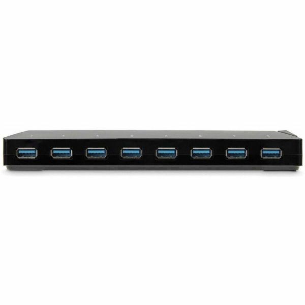 StarTech.com 10-Port USB 3.0 Hub with Charge and Sync Ports - 2 x 1.5A Ports - Desktop USB Hub and Fast-Charging Station - Image 5