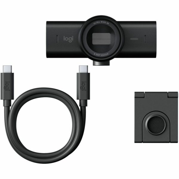 Logitech The Master MX Brio Webcam - 8.5 Megapixel - 60 fps - Black - USB 3.2 (Gen 1) Type C - Image 3