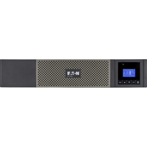 Eaton 5P 1000VA 770W 120V Line-Interactive UPS, 5-15P, 10x 5-15R Outlets, 16-Inch Depth, True Sine Wave, Cybersecure Network Card Option, 2U