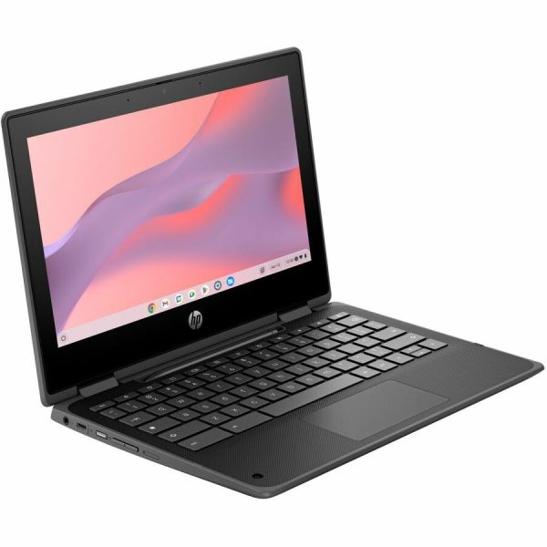 HP Fortis G5 11.6" Touchscreen Convertible 2 in 1 Chromebook - HD - Intel N-Series N100 - 8 GB - 64 GB Flash Memory - English Keyboard - Jack Black - Image 4