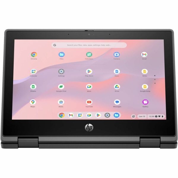 HP Fortis G5 11.6" Touchscreen Convertible 2 in 1 Chromebook - HD - Intel N-Series N100 - 8 GB - 64 GB Flash Memory - English Keyboard - Jack Black - Image 5