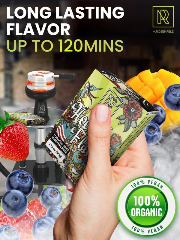 Passionate Hookah Flavors Set   3 x 50g non tobacco hookah flavor for your Hookah Bowl (Blueberry   Strawberry   Mango) Hookah Bundle Pack of 3   Try these Tobacco Free Shisha - Image 4