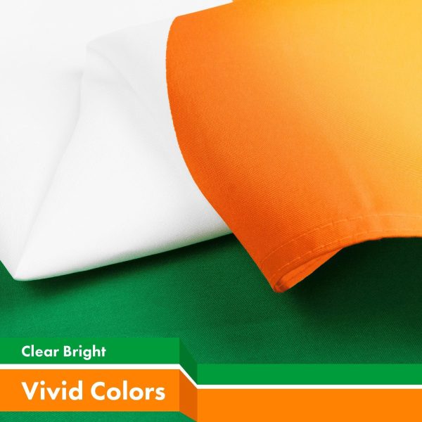 Ireland Irish Flag 3x5 Ft 3-Pack 150D Printed Polyester By G128 - Image 3