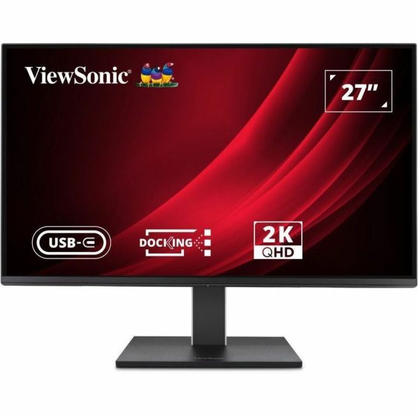 ViewSonic VG2758-2K 27 Inch 1440p IPS Docking Monitor with Advanced Ergonomics, 100W USB C, 5-port USB Hub, HDMI, DisplayPort, and Daisy Chain for Home and Office - Image 3