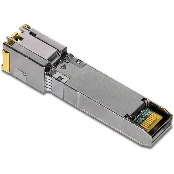 TRENDnet 10G RJ-45 Copper SFP+ Module, Convert A Standard SFP+ Slot Into A RJ-45 Multi-Gigabit Port, Connect Devices Up To 30m (98ft), Hot-Pluggable, Lifetime Protection, Silver, TEG-10GBRJ - Image 7