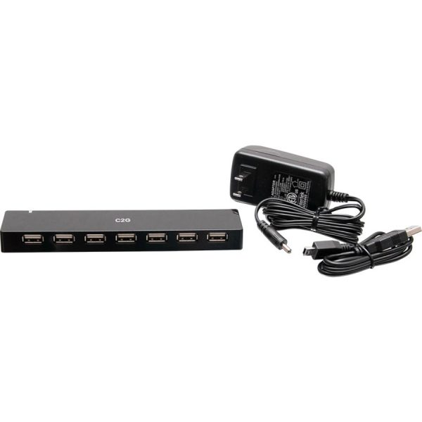 C2G 7-Port USB Hub - USB 2.0 - 5 Volts and 3 Amp Power Supply - Image 4