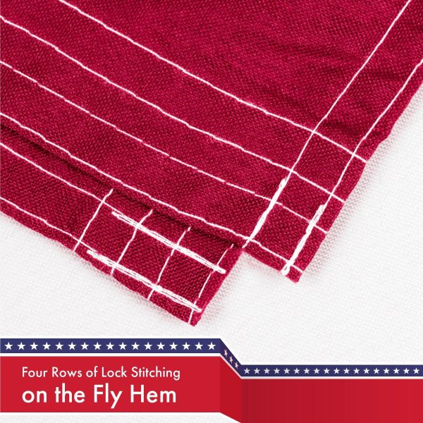 G128 Combo Pack: USA American Flag 3x5 Ft 150D Printed Stars & Florida State Flag 3x5 Ft 150D Printed - Image 5