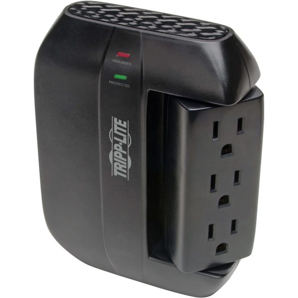 Eaton Tripp Lite Series Protect It! Surge Protector with 3 Rotatable Outlets, 3 Stationary, side facing Outlets, Direct-Plug In, 1200 Joules - Image 3