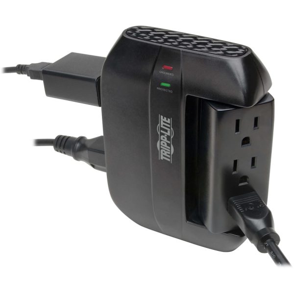 Eaton Tripp Lite Series Protect It! Surge Protector with 3 Rotatable Outlets, 3 Stationary, side facing Outlets, Direct-Plug In, 1200 Joules - Image 5
