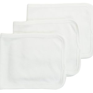 Baby Burpcloth With White Trim (pack Of 3) 1025-w-3