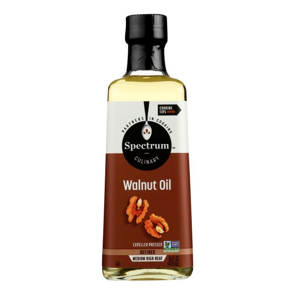 Spectrum Naturals Refined Walnut Oil - Case of 12 - 16 Fl oz. - Image 3