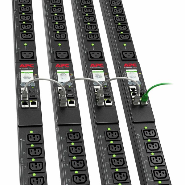 APC by Schneider Electric Rack PDU 9000 Switched, ZeroU, 20A, 208V, (21) C13/C15 & (3) C19/C21, L620 Cord - Image 2