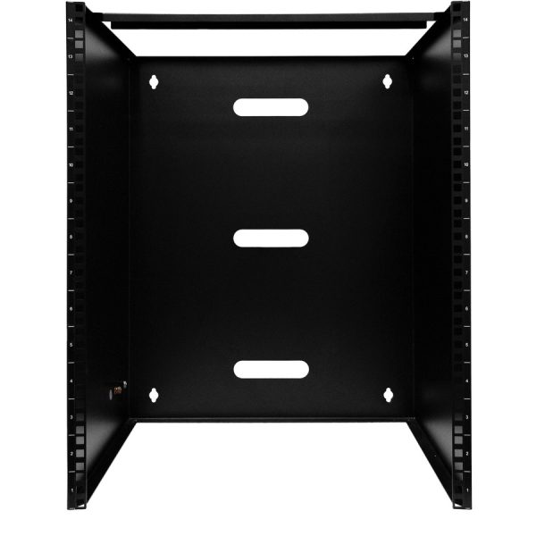 StarTech.com 14U Wall Mount Rack, 14in Deep, 19 inch Wall Mount Network Rack, Wall Mounting Patch Panel Bracket for Switch/IT Equipment - Image 2