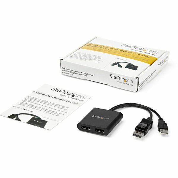 StarTech.com Dual-Monitor DisplayPort 1.2 Splitter, DisplayPort to 2x DP Multi-Monitor Adapter, Dual 4K 30Hz Computer MST Hub, Windows - Image 7
