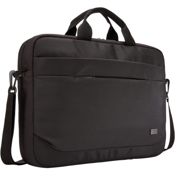 Case Logic Advantage ADVA-116 Carrying Case (Attaché) for 10.1" to 15.6" Notebook, Tablet PC, Pen, Electronic Device, Cord - Black