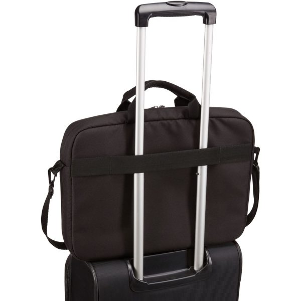 Case Logic Advantage ADVA-116 Carrying Case (Attaché) for 10.1" to 15.6" Notebook, Tablet PC, Pen, Electronic Device, Cord - Black - Image 7