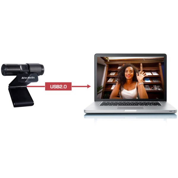 AVerMedia CAM 313 Webcam - 2 Megapixel - USB 2.0, NDAA Compliant - Image 6
