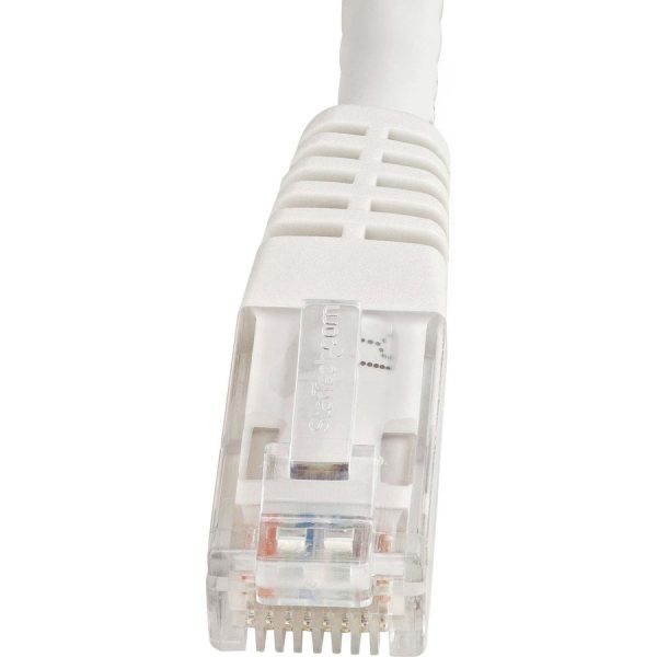 StarTech.com 10ft CAT6 Ethernet Cable - White Molded Gigabit - 100W PoE UTP 650MHz - Category 6 Patch Cord UL Certified Wiring/TIA - Image 2